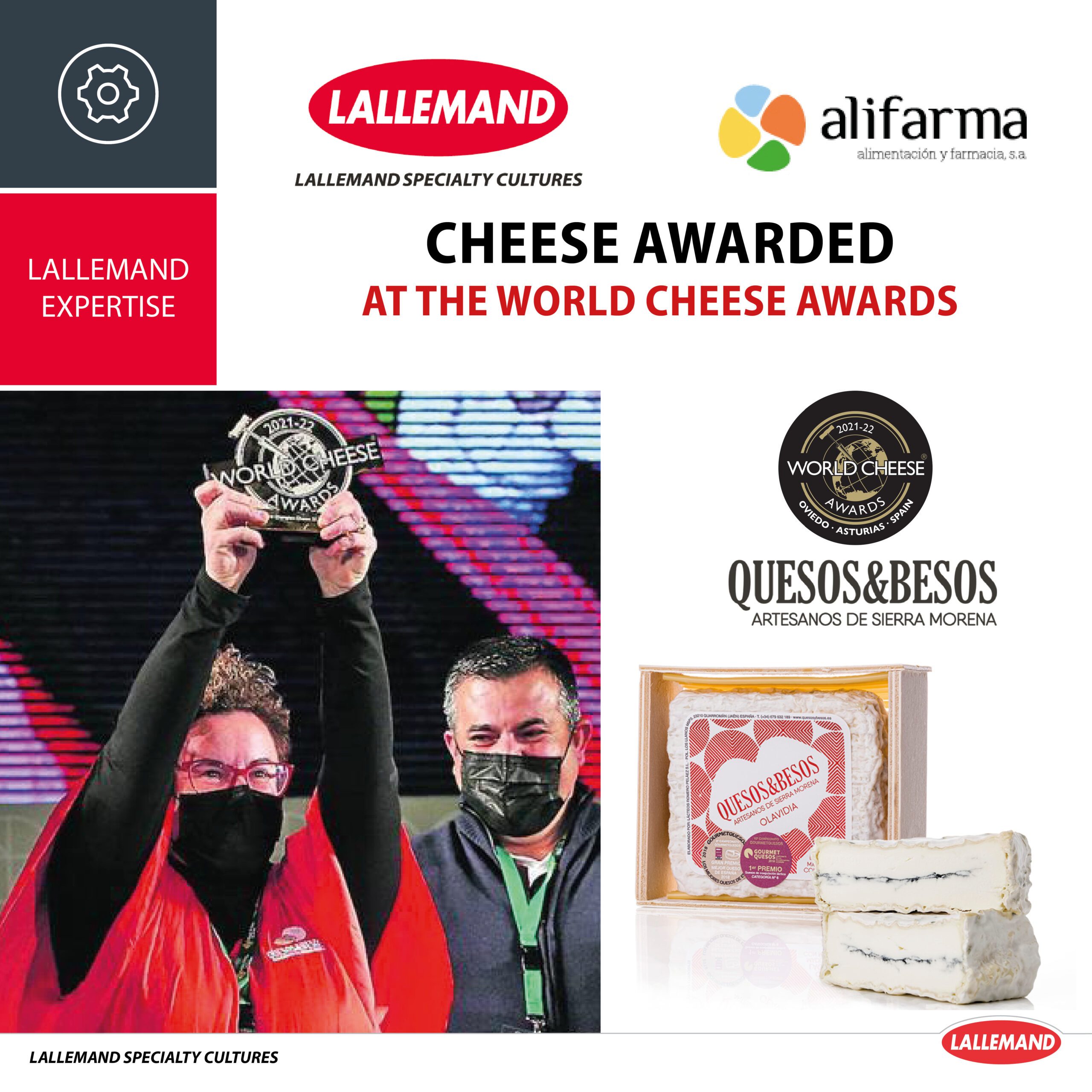 Cheese with LSC cultures awarded at WCA