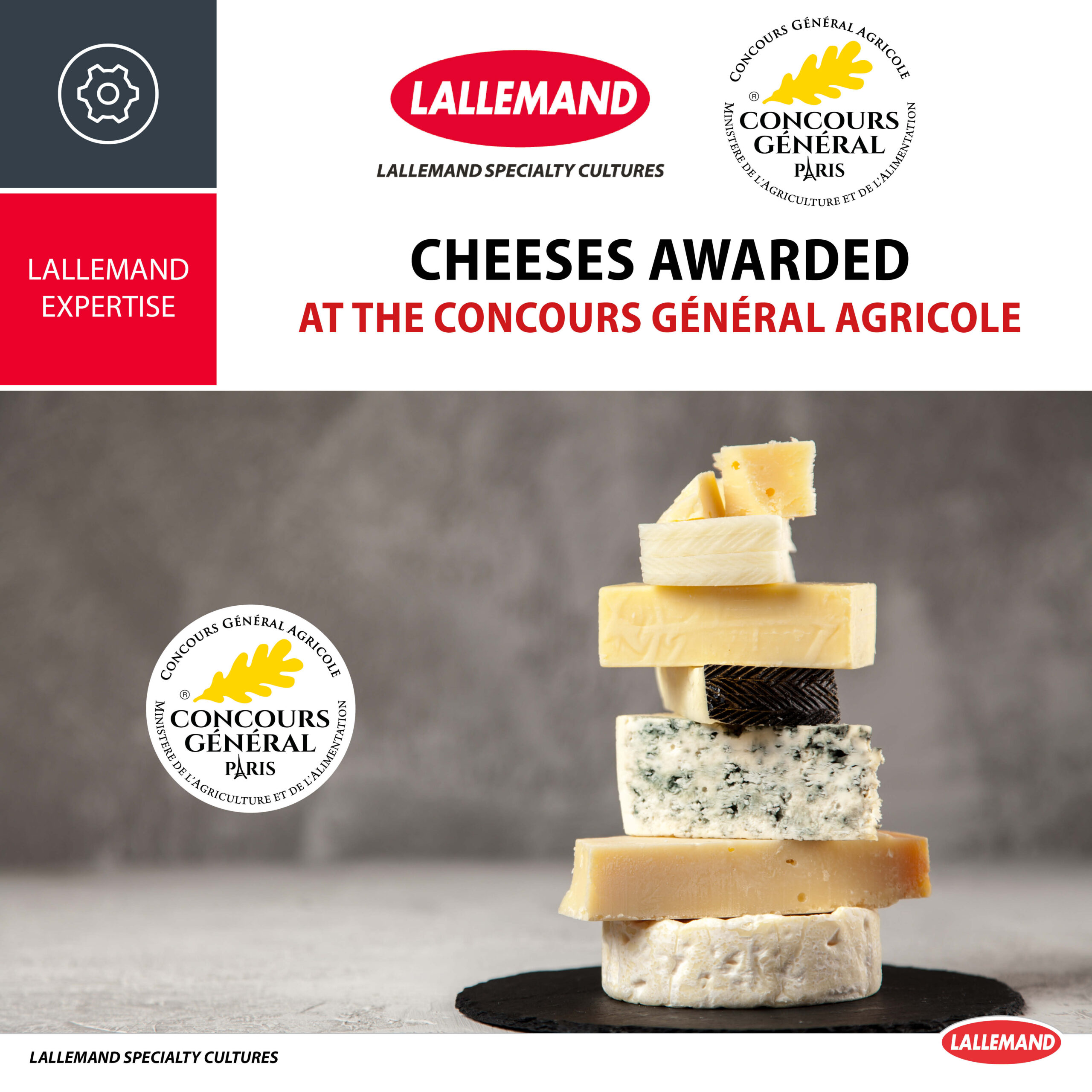 Cheeses awarded at CGA