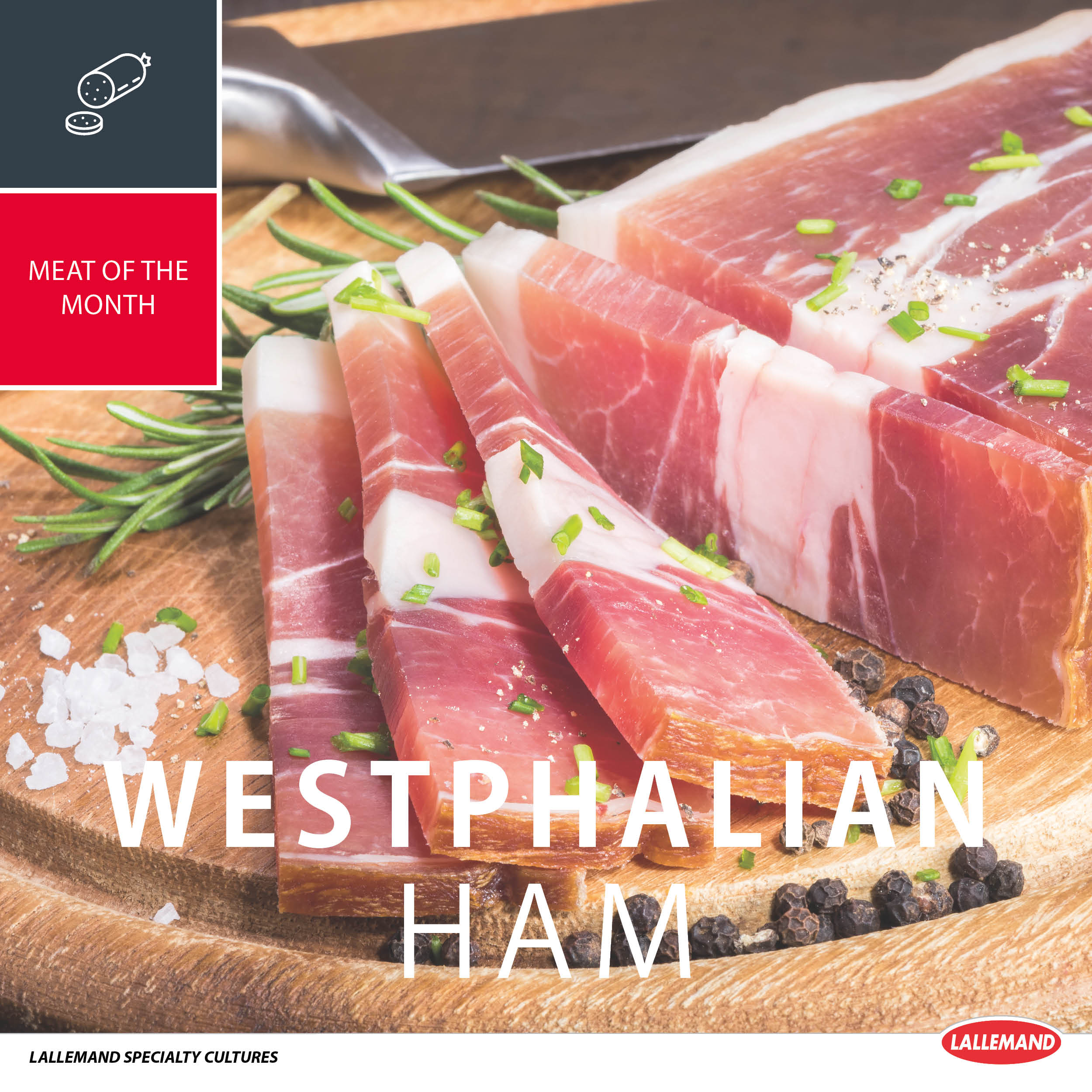 Westphalian ham as meat of August !