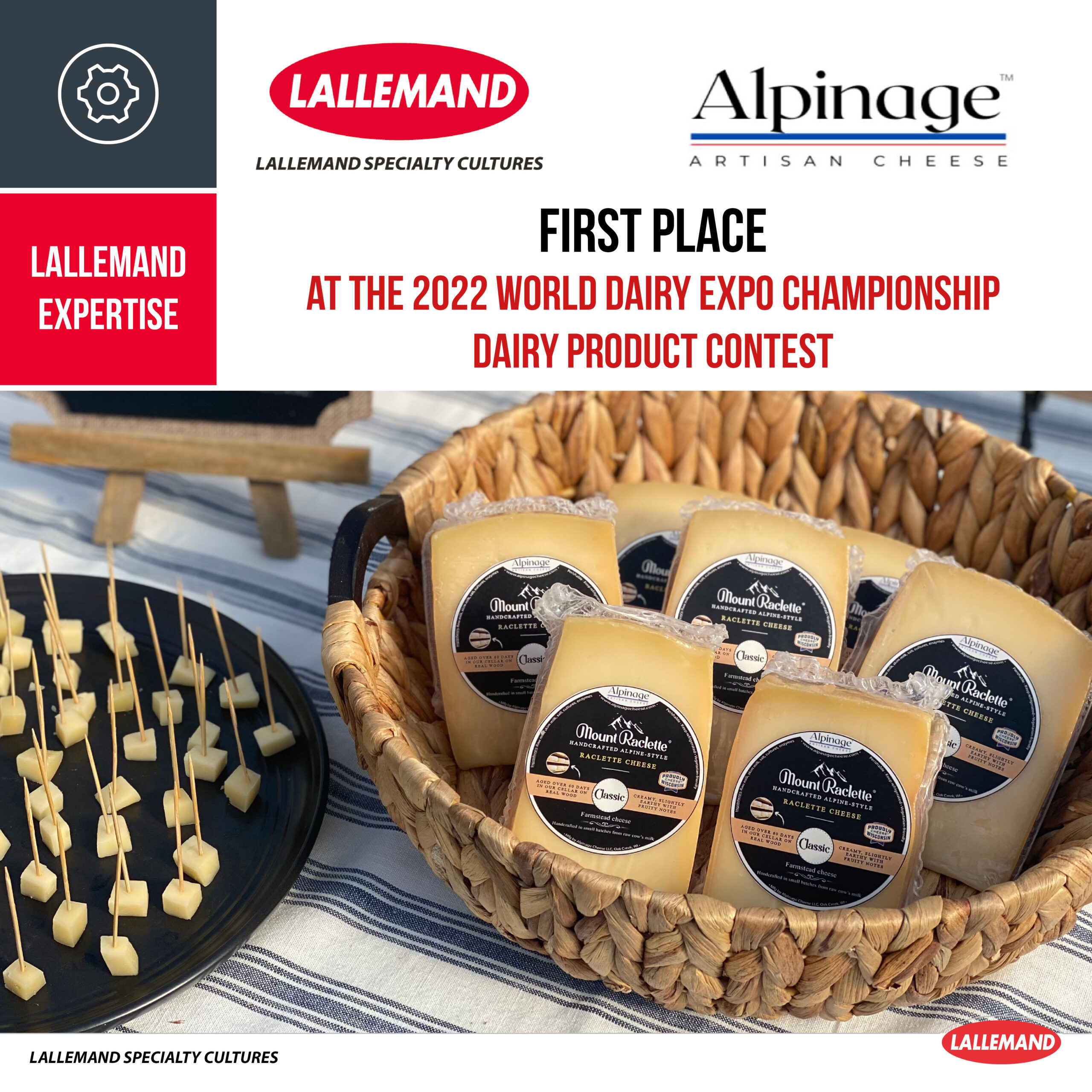 Cheese using FLAV-ANTAGE® culture awarded