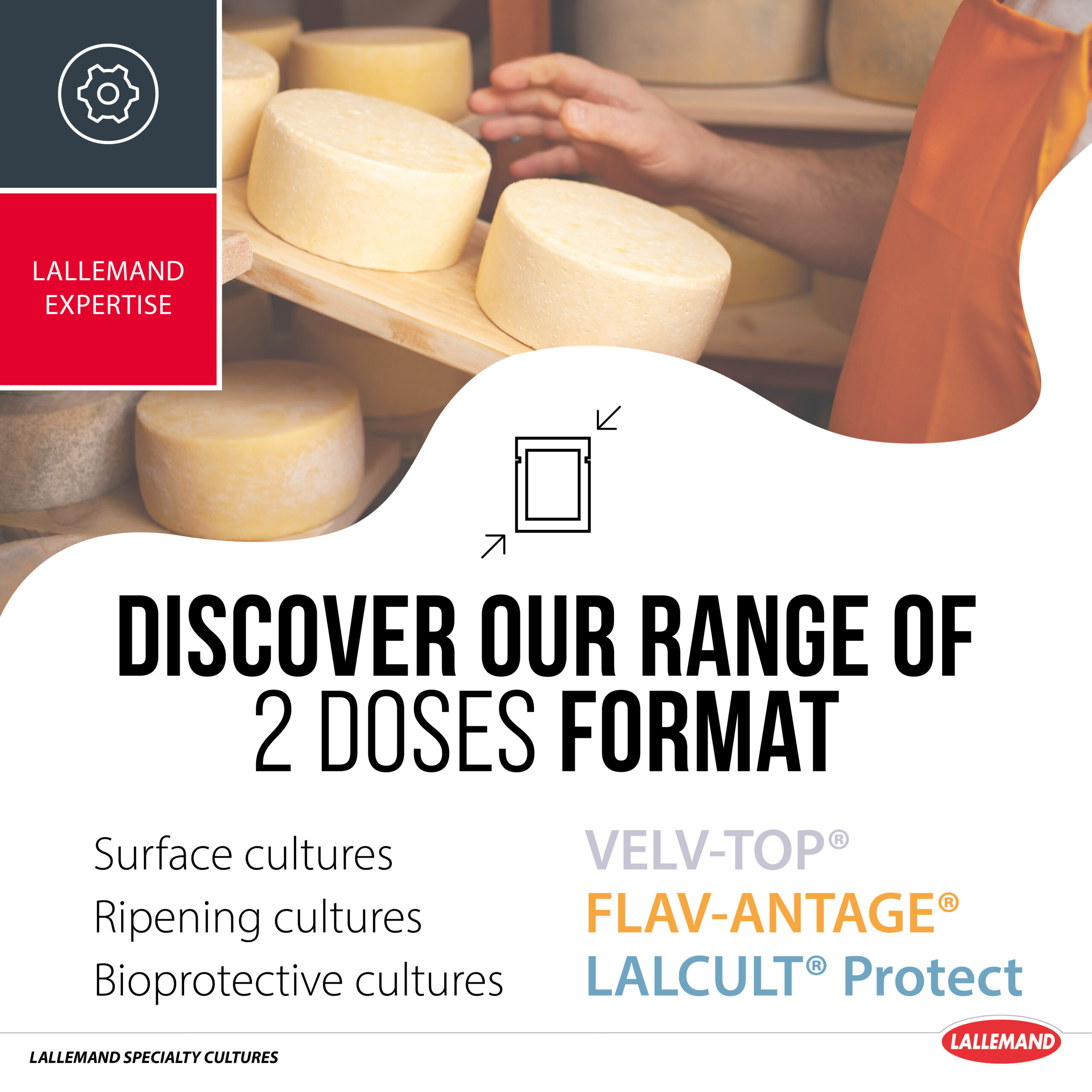 Discover our 2 doses format